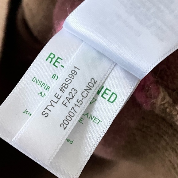 J. Crew Argyle Cardigan Sweater Supersoft Yarn - Picture 6 of 8